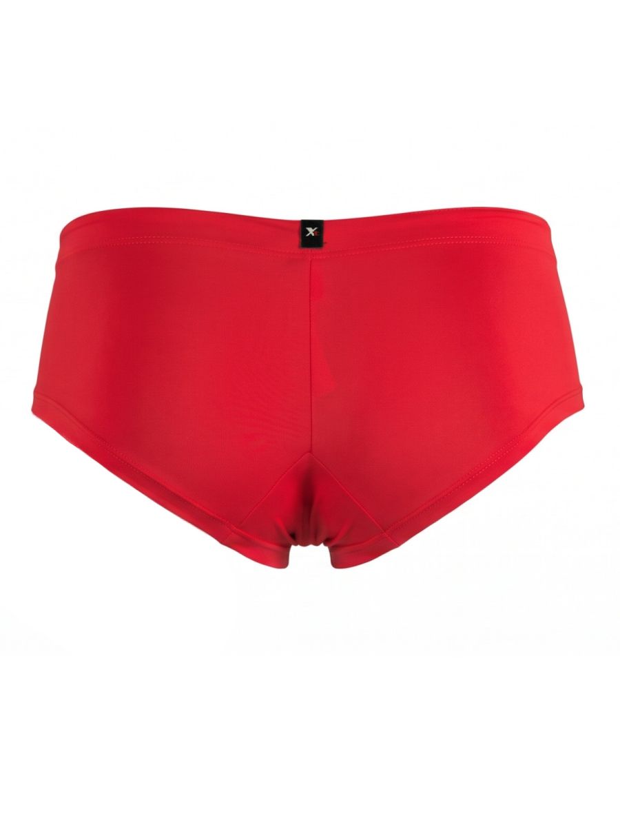 Xtremen Sleek Microfiber Low-Rise Briefs - Red