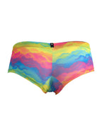 Xtremen Rainbow Printed Microfiber Briefs - Cloud
