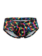 Xtremen Rainbow Printed Microfiber Briefs - Mushroom