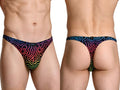 Xtremen Printed Microfiber Thongs - Labyrinth