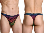 Xtremen Printed Microfiber Thongs - Labyrinth