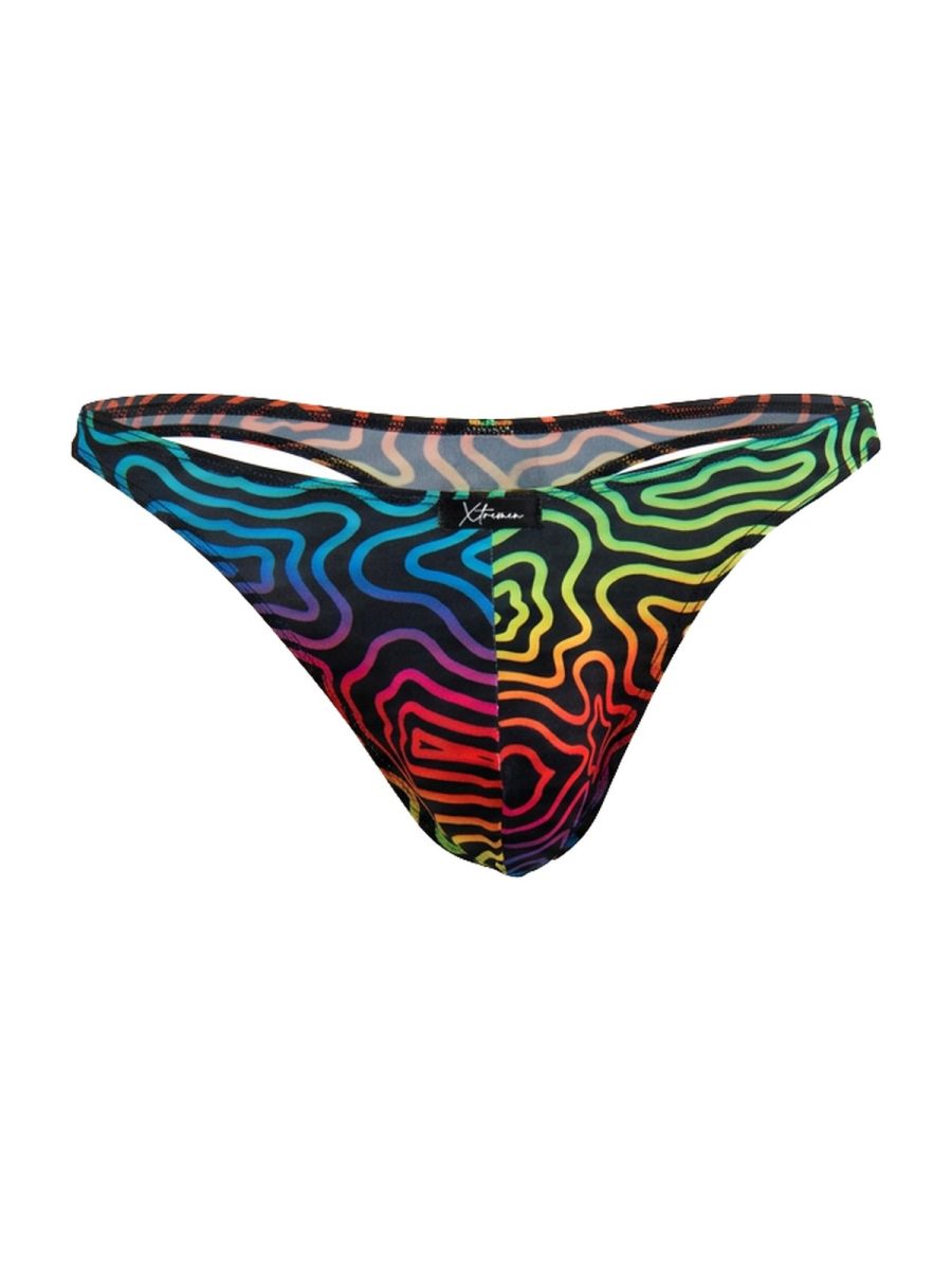 Xtremen Printed Microfiber Thongs - Labyrinth