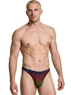 Xtremen Printed Microfiber Thongs - Labyrinth