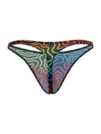 Xtremen Printed Microfiber Thongs - Labyrinth