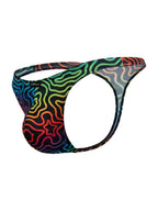 Xtremen Printed Microfiber Thongs - Labyrinth