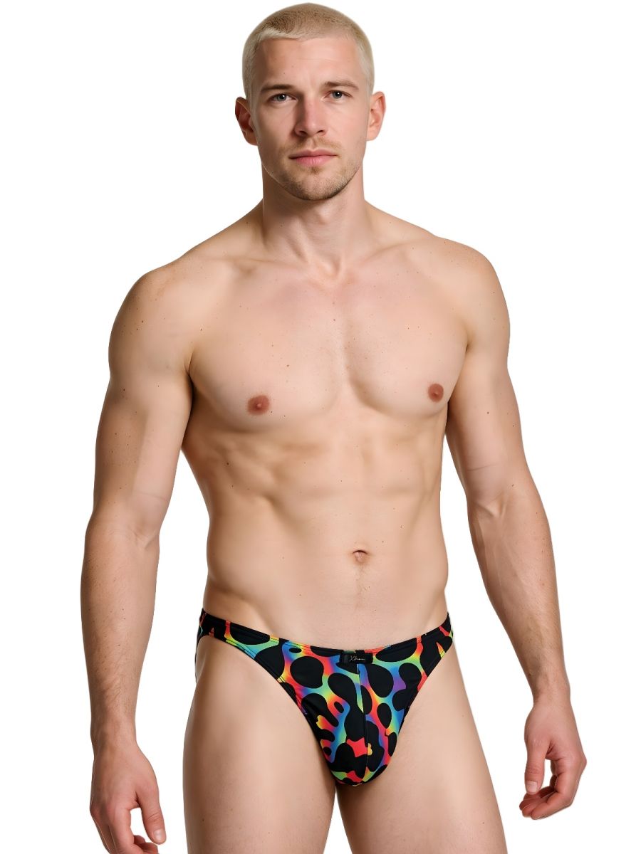 Xtremen Printed Microfiber Thongs - Mushroom