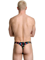 Xtremen Printed Microfiber Thongs - Mushroom