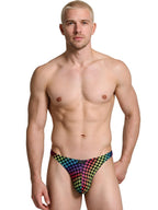 Xtremen Printed Microfiber Thongs - Paw print