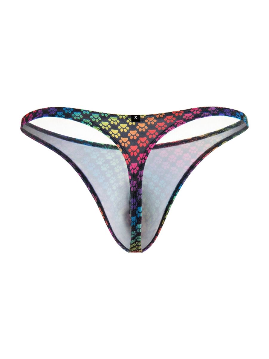 Xtremen Printed Microfiber Thongs - Paw print