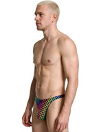 Xtremen Printed Microfiber Thongs - Paw print