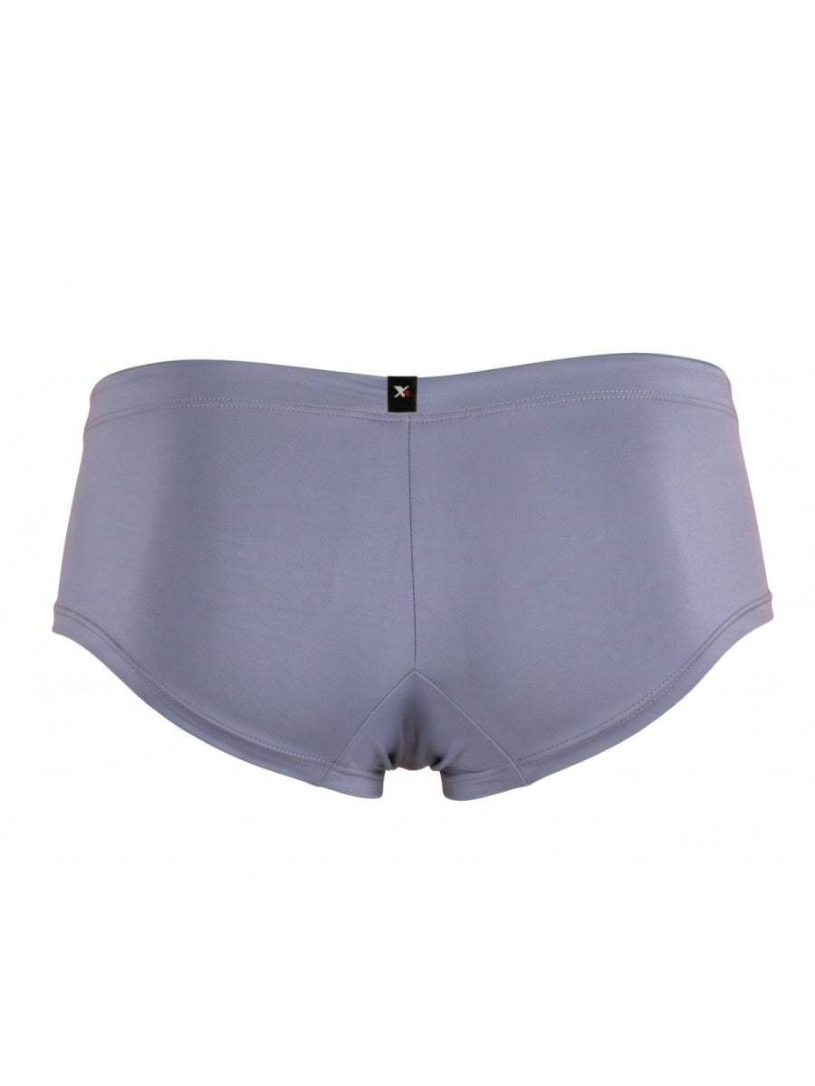 Xtremen Sleek Microfiber Low-Rise Briefs - Gray