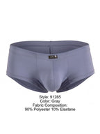 Xtremen Sleek Microfiber Low-Rise Briefs - Gray