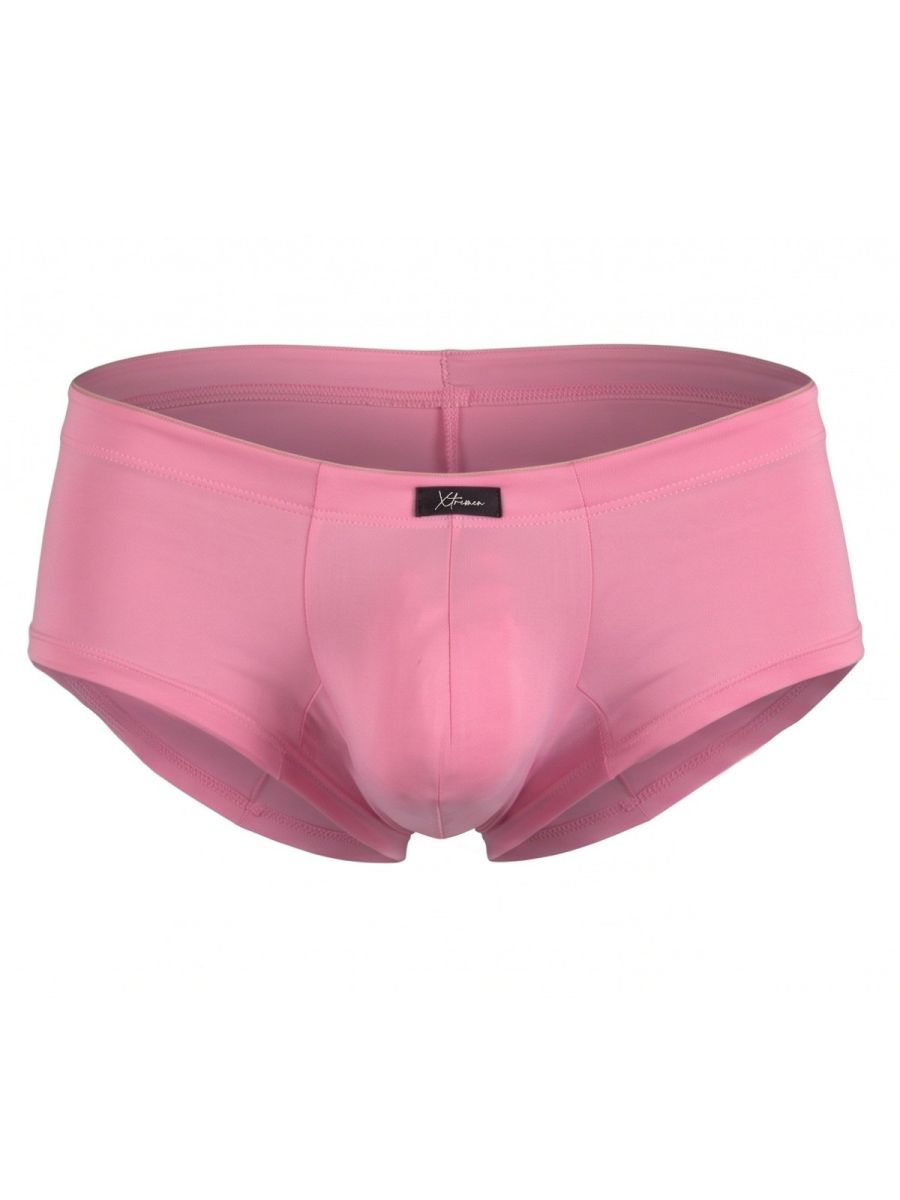Xtremen Sleek Microfiber Low-Rise Briefs - Pink