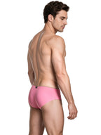 Xtremen Sleek Microfiber Low-Rise Briefs - Pink