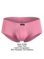 Xtremen Sleek Microfiber Low-Rise Briefs - Pink