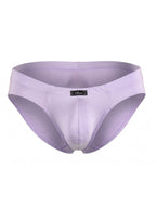Xtremen Sleek Microfiber Covered-Waistband Briefs - Lilac