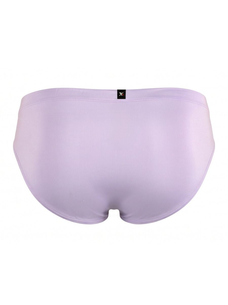 Xtremen Sleek Microfiber Covered-Waistband Briefs - Lilac