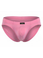 Xtremen Sleek Microfiber Covered-Waistband Briefs - Pink
