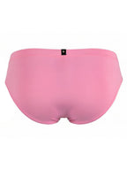 Xtremen Sleek Microfiber Covered-Waistband Briefs - Pink