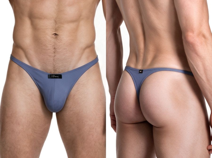 Xtremen Microfiber Thongs Sleek Minimalist Style - Gray