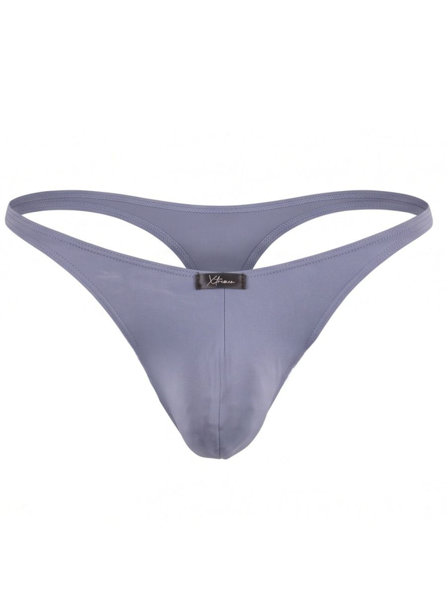 Xtremen Microfiber Thongs Sleek Minimalist Style - Gray