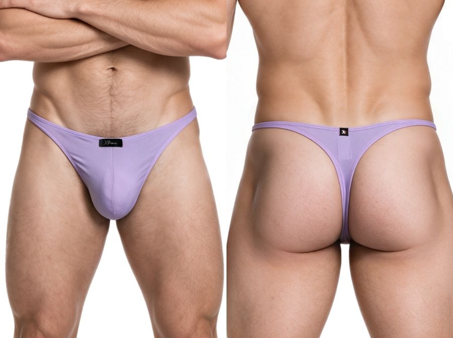 Xtremen Microfiber Thongs Sleek Minimalist Style - Lilac