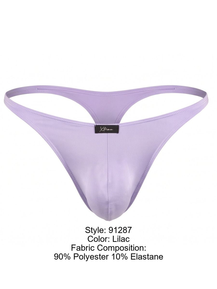 Xtremen Microfiber Thongs Sleek Minimalist Style - Lilac