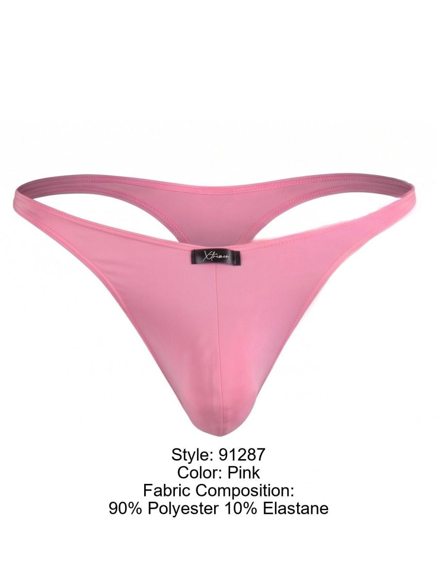 Xtremen Microfiber Thongs Sleek Minimalist Style - Pink