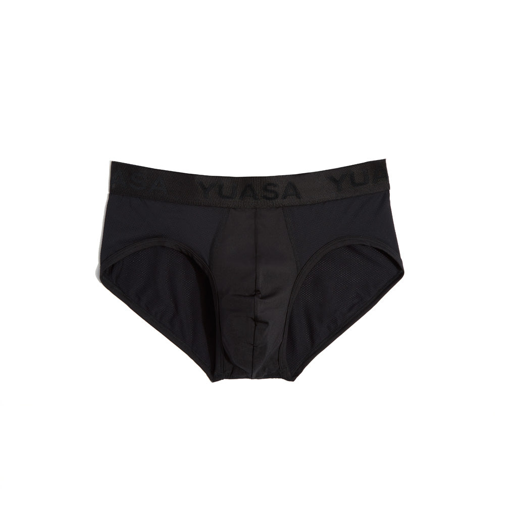 Carbon Mesh Tagless Hip Brief Black