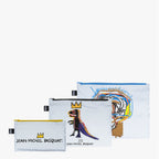 JEAN-MICHEL BASQUIAT Crown, Pez Dispenser, Untitled Reflective Zip Pockets by LOQI