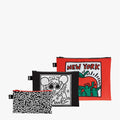 KEITH HARING Untitled, Andy Mouse, New York Recycled Zip Pockets by LOQI