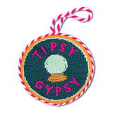 Tipsy Gypsy Needlepoint Ornament