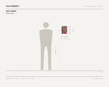 ZACH GREAR, Severe, 2024 — scale drawing, 8 × 11 inches, with a 5 ft 10 in figure for scale