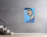 KYLE, UNTITLED (From The Beautiful Boys Series), 1983 — shown in situ, true to scale