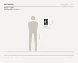 Orson Panetti, Fate has Brought Us Together, 2008 — scale drawing, 8 × 11 inches, with a 5 ft 10 in figure for scale