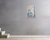 Qamar Bradford, Untitled #2, 2025 — shown in situ, true to scale