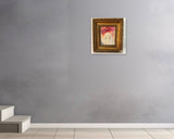 Sean Hemeon, Eruption (self-portrait), 2025 — shown in situ, true to scale