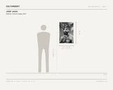 Josef Jasso, Medusa: Francois Sagat, 2022 — scale drawing, 20 × 30 inches, with a 5 ft 10 in figure for scale