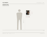 Dannison Wong, Soft Boys Club IV, 2024 — scale drawing, 11 × 16.5 inches, with a 5 ft 10 in figure for scale