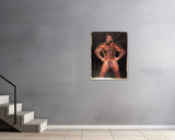 Michael Volkar, Mr. Teddy Bear Self Portrait, 2025 — shown in situ, true to scale