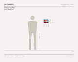 Rodrigo Kupfer, Libra's Temple, 2019 — scale drawing, 9.45 × 7.09 inches, with a 5 ft 10 in figure for scale