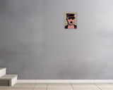 Carmine Santaniello, Boy with a cigarette #4, 2025 — shown in situ, true to scale
