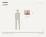Armani Butler, Best Boy, 2026 — scale drawing, 20 × 16 inches, with a 5 ft 10 in figure for scale