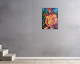 Maxim Bondarenko, Rhododendron, 2024 — shown in situ, true to scale