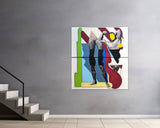 Mike Fernandez, Arnie, 2025 (diptych) — shown in situ, true to scale