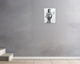 Brick Bradford, untitled, 1990s — shown in situ, true to scale