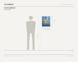 Taylor Harbison, Dude, ca. 2001 — scale drawing, 16.25 × 20.5 inches, with a 5 ft 10 in figure for scale