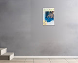Paul BEAUDOIN, Flower, Dog, Moon, 2025 — shown in situ, true to scale