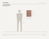 Maxim Bondarenko, Ram on Display. 2022 — scale drawing, 15.38 × 20.38 inches, with a 5 ft 10 in figure for scale