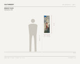 Bradley Giles, Redemption, 2004 — scale drawing, 12 × 36 inches, with a 5 ft 10 in figure for scale